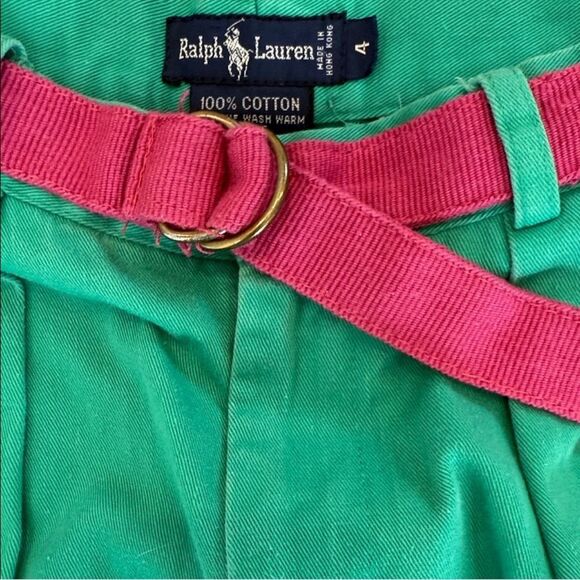 Vintage Ralph Lauren Preppy Cotton Pants Belt - Picture 2 of 8